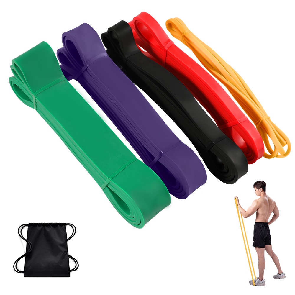 Set 5 Power Banda Elástica De Resistencia Para Entrenamiento