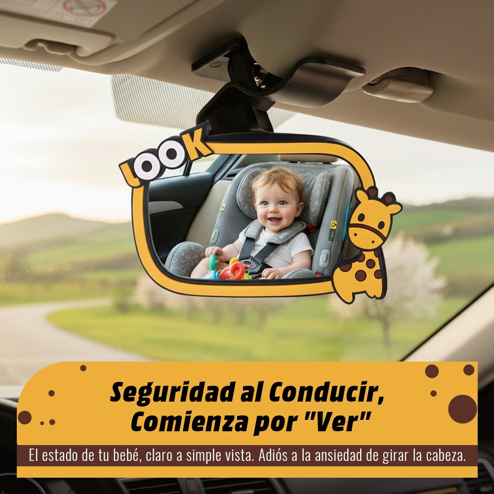 Espejo retrovisor de Auto para bebe