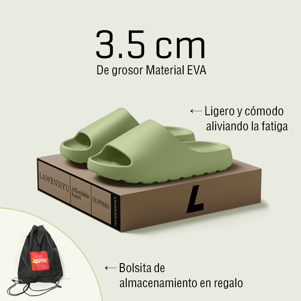 Sandalia+bolsa con spark logo Verde