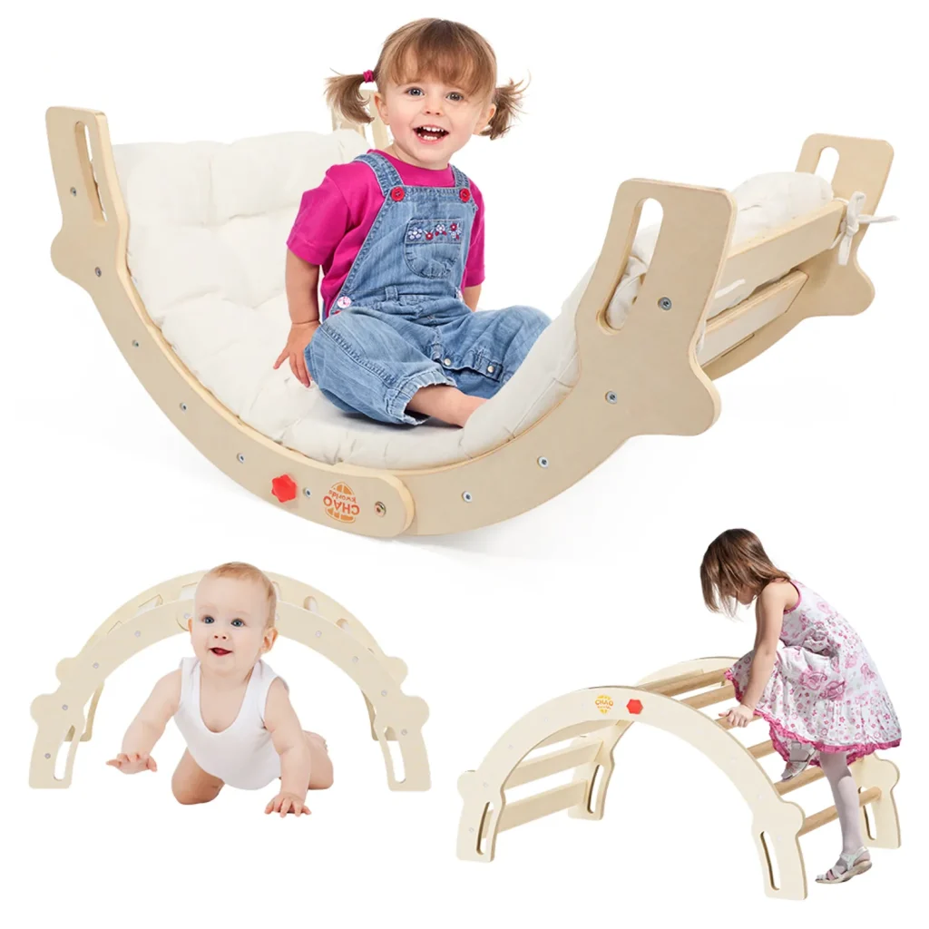 Arco de Equilibrio Plegable Para Escalada de Niño Montessori