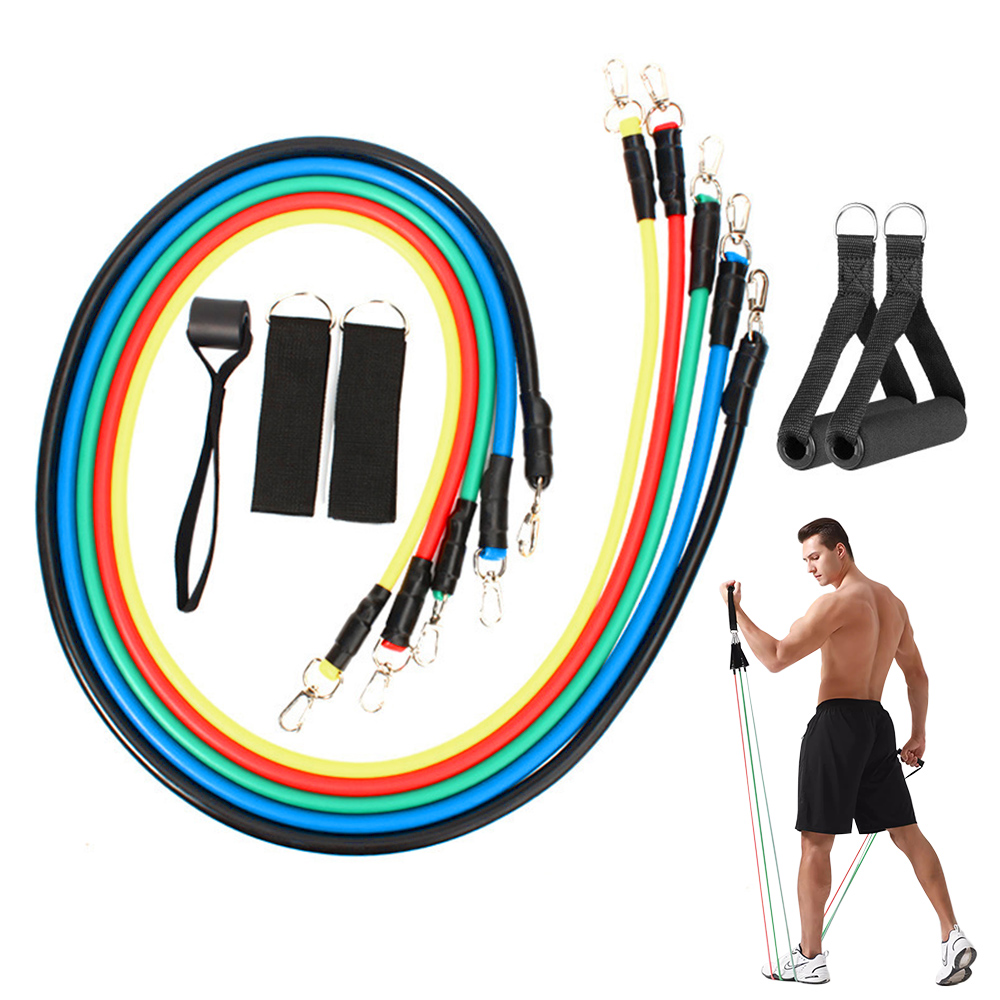 Kit Bandas Elásticas De Resistencia Ejercicio 11 Piezas