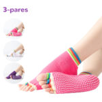 Calcetín con medios dedos - 3 pares