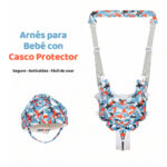 Arnés para Bebé Aprender a Caminar con Casco Protector